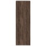 Aparador alto madera de ingeniería marrón roble 30x41x124 cm de , Aparadores - Ref: Foro24-846382, Precio: 78,01 €, Descuento: %