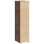 Aparador alto madera de ingeniería marrón roble 30x41x124 cm de , Aparadores - Ref: Foro24-846382, Precio: 78,01 €, Descuento: %