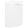 Corner bamboo white laundry basket 60 L by vidaXL, Laundry baskets - Ref: Foro24-320763, Price: 51,78 €, Discount: %