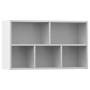 White plywood shelving/sideboard 50x25x80 cm by vidaXL, Bookcases and shelves - Ref: Foro24-800162, Price: 41,99 €, Discount: %