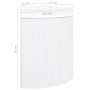 Corner bamboo white laundry basket 60 L by vidaXL, Laundry baskets - Ref: Foro24-320763, Price: 51,78 €, Discount: %