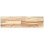 Floating shelves 4 units untreated acacia wood 80x20x4 cm by , Shelves and shelves - Ref: Foro24-3279426, Price: 122,99 €, Di...