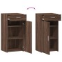 Aparador madera de ingeniería marrón roble 45x42,5x93 cm de , Aparadores - Ref: Foro24-846291, Precio: 83,64 €, Descuento: %