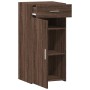 Engineered wood brown oak sideboard 45x42.5x93 cm by , Sideboards - Ref: Foro24-846291, Price: 83,64 €, Discount: %