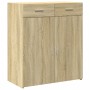 Aparador de madera contrachapada roble Sonoma 80x42,5x93 cm de , Aparadores - Ref: Foro24-3281471, Precio: 140,15 €, Descuent...