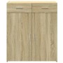 Oak Sonoma plywood sideboard 80x42.5x93 cm by , Sideboards - Ref: Foro24-3281471, Price: 141,99 €, Discount: %