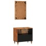 Conjunto de muebles de baño 2 piezas madera maciza de mango de , Muebles de baño - Ref: Foro24-3206321, Precio: 168,84 €, Des...