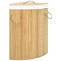 Bamboo corner laundry basket 60 L by vidaXL, Laundry baskets - Ref: Foro24-320759, Price: 38,99 €, Discount: %