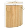 Bamboo corner laundry basket 60 L by vidaXL, Laundry baskets - Ref: Foro24-320759, Price: 38,99 €, Discount: %