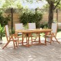 Garten-Esszimmer-Set, 5-teilig, Massivholz Akazie und Textilene von , Gartensets - Ref: Foro24-3279286, Preis: 586,90 €, Raba...