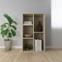 Plywood oak-colored shelf/sideboard 50x25x80cm by vidaXL, Bookcases and shelves - Ref: Foro24-800165, Price: 47,93 €, Discoun...