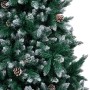 Künstlicher Weihnachtsbaum mit Tannenzapfen und weißem Schnee 210 cm von vidaXL, Weihnachtsbäume - Ref: Foro24-321017, Preis:...