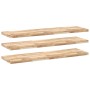 Floating shelves 3 units untreated acacia wood 160x40x4 cm by , Shelves and shelves - Ref: Foro24-3279493, Price: 342,21 €, D...