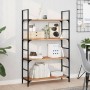 Floating shelf 3 units made of acacia wood with oil finish 100x30x2 cm by , Shelves and shelves - Ref: Foro24-3279537, Price:...