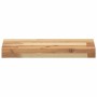 Floating shelves 4 units made of acacia wood with an oil finish 60x20x4cm by , Shelves and shelves - Ref: Foro24-3279582, Pri...