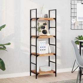 Floating shelf 4 units acacia wood with oil finish 60x30x4 cm by , Shelves and shelves - Ref: Foro24-3279610, Price: 139,99 €...