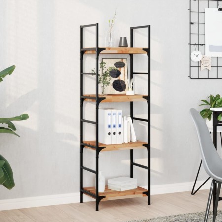 Floating shelf 4 units acacia wood with oil finish 60x30x4 cm by , Shelves and shelves - Ref: Foro24-3279610, Price: 142,45 €...