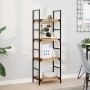 Floating shelf 4 units acacia wood with oil finish 60x30x4 cm by , Shelves and shelves - Ref: Foro24-3279610, Price: 142,45 €...