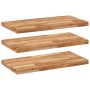 Floating shelves 3 units acacia wood oil finish 60x40x4cm by , Shelves and shelves - Ref: Foro24-3279633, Price: 143,65 €, Di...