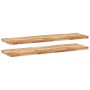 Floating shelf 2 units acacia wood oil finish 120x40x4 cm by , Shelves and shelves - Ref: Foro24-3279644, Price: 179,93 €, Di...