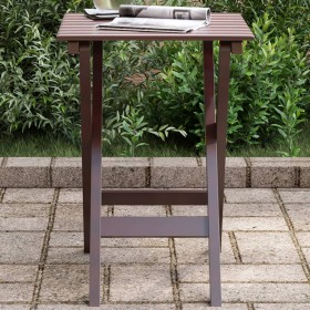 Folding side table made of solid brown poplar wood by , Garden tables - Ref: Foro24-4008872, Price: 27,99 €, Discount: %