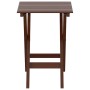 Mesa auxiliar plegable madera maciza de álamo marrón de , Mesas de jardín - Ref: Foro24-4008872, Precio: 31,84 €, Descuento: %