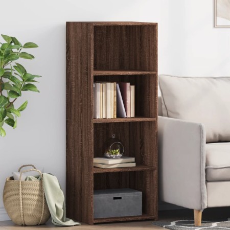 Tall brown oak veneer highboard 45x41x124 cm by , Sideboards - Ref: Foro24-846396, Price: 90,99 €, Discount: %