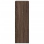 Aparador alto madera de ingeniería marrón roble 45x41x124 cm de , Aparadores - Ref: Foro24-846396, Precio: 79,13 €, Descuento: %