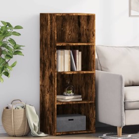 Tall smoked oak engineered wood sideboard 45x41x124 cm by , Sideboards - Ref: Foro24-846394, Price: 87,99 €, Discount: %