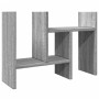 Organizador escritorio madera ingeniería gris 34,5x15,5x35,5 cm de , Clasificación y organización - Ref: Foro24-848057, Preci...