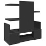 Organizador de escritorio madera ingeniería negro 49x20x52,5 cm de , Clasificación y organización - Ref: Foro24-848074, Preci...