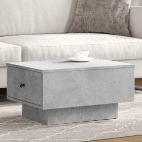 Mesa de centro madera de ingeniería gris hormigón 60x45x31 cm de , Mesas de centro - Ref: Foro24-848083, Precio: 74,99 €, Des...