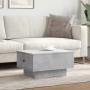 Engineered wood gray concrete coffee table 60x45x31 cm by , Coffee table - Ref: Foro24-848083, Price: 74,83 €, Discount: %