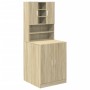 Mueble para lavadora 2 piezas madera de ingeniería roble Sonoma de , Accesorios para lavadoras y secadoras - Ref: Foro24-3307...