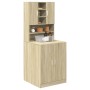 Mueble para lavadora 2 piezas madera de ingeniería roble Sonoma de , Accesorios para lavadoras y secadoras - Ref: Foro24-3307...