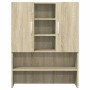 Mueble para lavadora 2 piezas madera de ingeniería roble Sonoma de , Accesorios para lavadoras y secadoras - Ref: Foro24-3307...