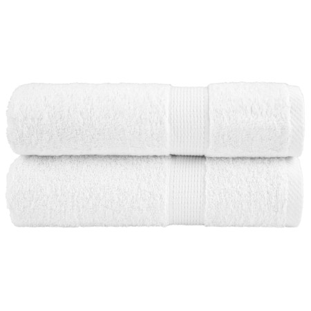 Toallas de mano 2 uds 100% algodón blanco 50x100 cm 600 gsm de , Toallas - Ref: Foro24-137124, Precio: 16,70 €, Descuento: %