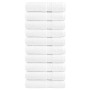 Toallas de ducha 10 uds 100% algodón blanco 70x140 cm 600 gsm de , Toallas - Ref: Foro24-137130, Precio: 119,49 €, Descuento: %