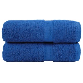 2 units of blue 100% cotton towels 30x30 cm 600 gsm by , Towels - Ref: Foro24-137179, Price: 9,95 €, Discount: %