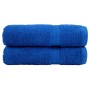 Toallas de mano 2 uds 100% algodón azul 50x100 cm 600 gsm de , Toallas - Ref: Foro24-137185, Precio: 19,08 €, Descuento: %