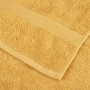 Bathroom towels 4 units 100% cotton yellow 100x150 cm 600 gsm by , Towels - Ref: Foro24-137288, Price: 70,72 €, Discount: %