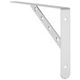 Set of 4 stainless steel shelf brackets 30x2.5x15.5 cm by , Shelves and shelves - Ref: Foro24-30299, Price: 24,85 €, Discount: %