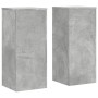 Plant stands 2 units gray wood concrete 30x30x70 cm by , Pot stands - Ref: Foro24-852927, Price: 90,30 €, Discount: %