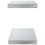 Wall shelves 2 units stainless steel silver 50x23.5x3 cm by , Shelves and shelves - Ref: Foro24-30286, Price: 31,96 €, Discou...