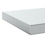 Wall shelves 2 units stainless steel silver 50x23.5x3 cm by , Shelves and shelves - Ref: Foro24-30286, Price: 31,96 €, Discou...