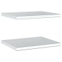 Estantes de pared 2 uds acero inoxidable plateado 50x40x3 cm de , Estantes y estanterías - Ref: Foro24-30284, Precio: 40,96 €...