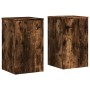 Plant stands 2 units smoked oak wood 30x30x50 cm by , Pot stands - Ref: Foro24-852919, Price: 60,99 €, Discount: %