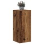 Soportes de plantas 2 uds madera roble envejecido 30x30x70 cm de , Soportes para macetas - Ref: Foro24-852931, Precio: 77,94 ...