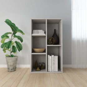 Gray plywood shelving/sideboard 50x25x80 cm by vidaXL, Bookcases and shelves - Ref: Foro24-800166, Price: 38,79 €, Discount: %