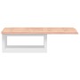 Wall-mounted steel and solid oak wood sink shelf by , bathroom vanities - Ref: Foro24-3302556, Price: 61,93 €, Discount: %